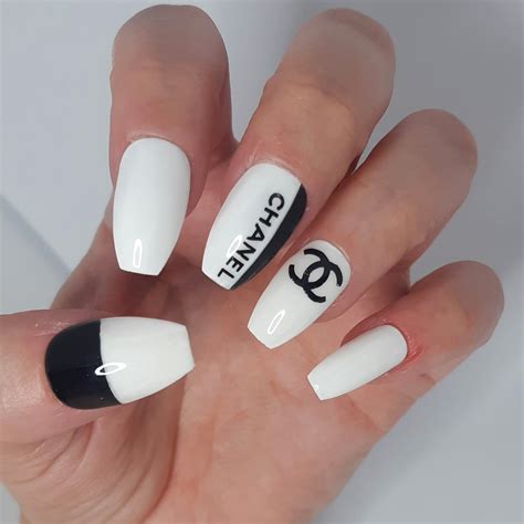 chanel nail design